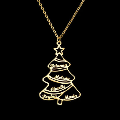 Personalized Family Tree Name Necklace | Custom Names | Gift for Mom