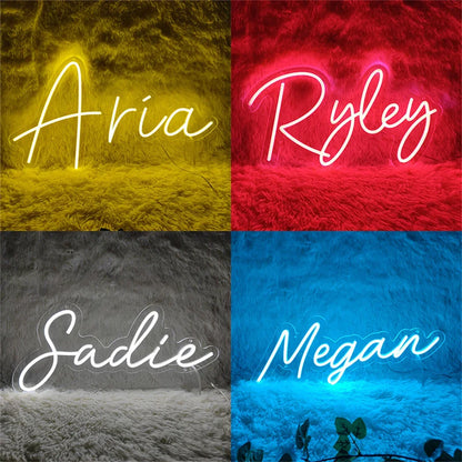 Custom LED Neon Name Sign - Personalized Light for Bedroom, Kids Room & Wall Decor