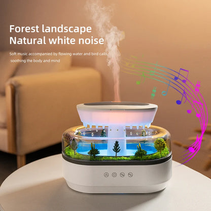 Rain Cloud Aroma Diffuser with 7 Color Night Light