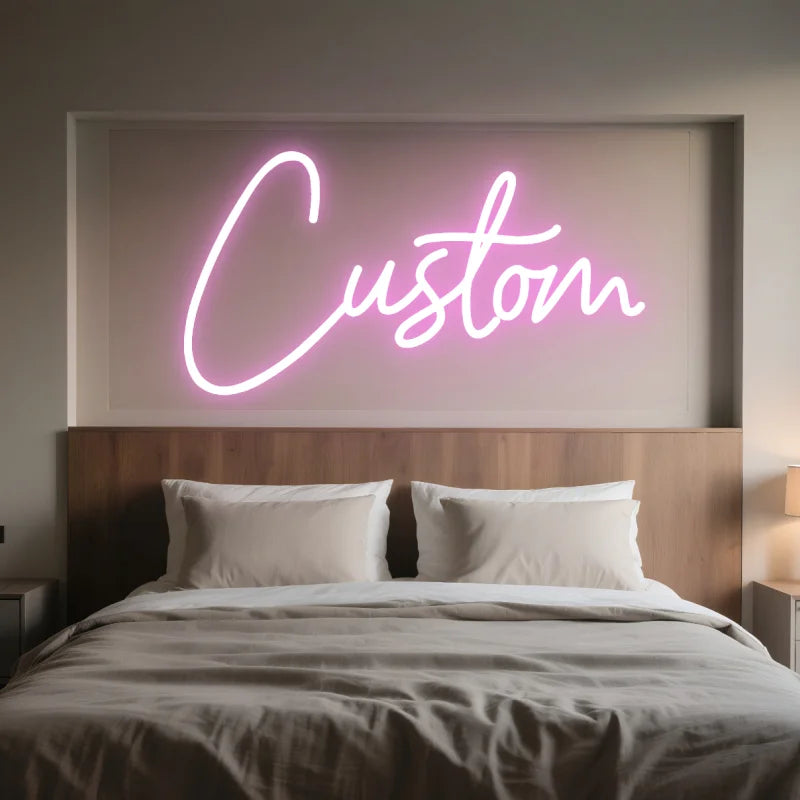 Custom LED Neon Name Sign - Personalized Light for Bedroom, Kids Room & Wall Decor