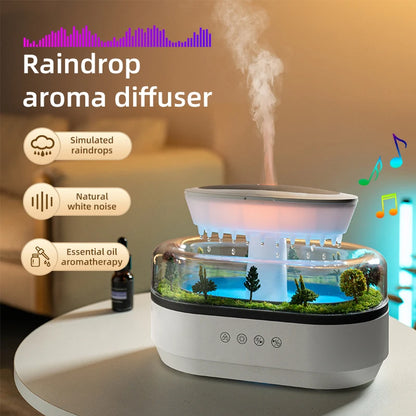 Rain Cloud Aroma Diffuser with 7 Color Night Light