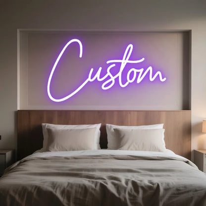 Custom LED Neon Name Sign - Personalized Light for Bedroom, Kids Room & Wall Decor