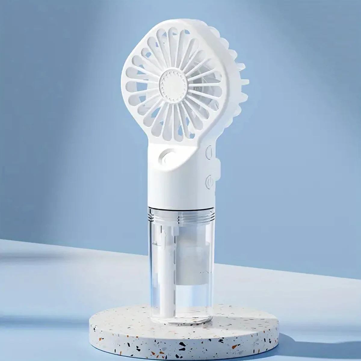 Handheld Misting Fan with Spray - Rechargeable Portable Mini Cooling Fan for Home, Office & Travel