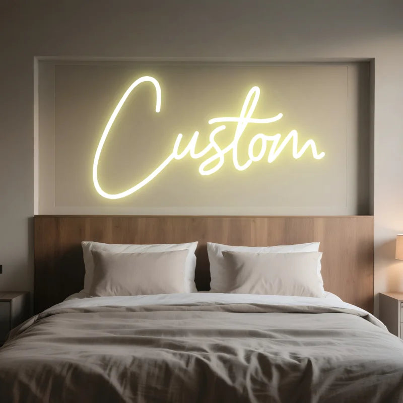 Custom LED Neon Name Sign - Personalized Light for Bedroom, Kids Room & Wall Decor