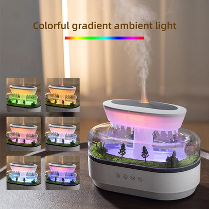 Rain Cloud Aroma Diffuser with 7 Color Night Light