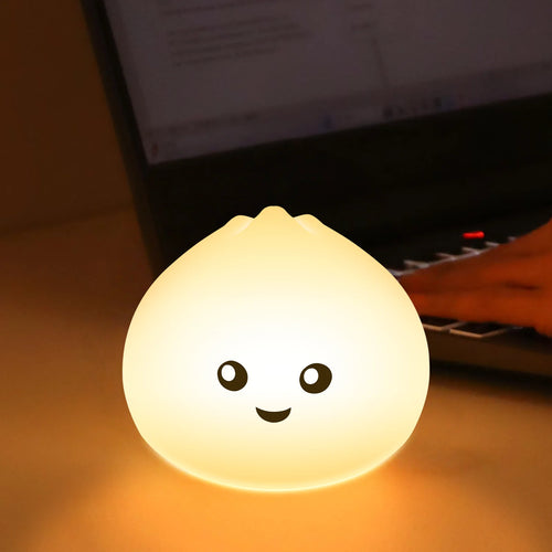 Rechargeable Steamed Bun Night Light