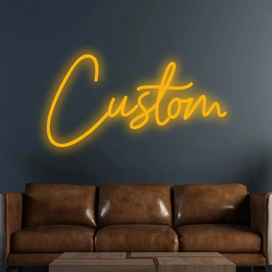 Custom LED Neon Name Sign - Personalized Light for Bedroom, Kids Room & Wall Decor