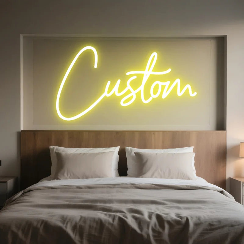 Custom LED Neon Name Sign - Personalized Light for Bedroom, Kids Room & Wall Decor