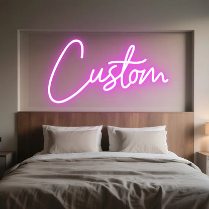 Custom LED Neon Name Sign - Personalized Light for Bedroom, Kids Room & Wall Decor